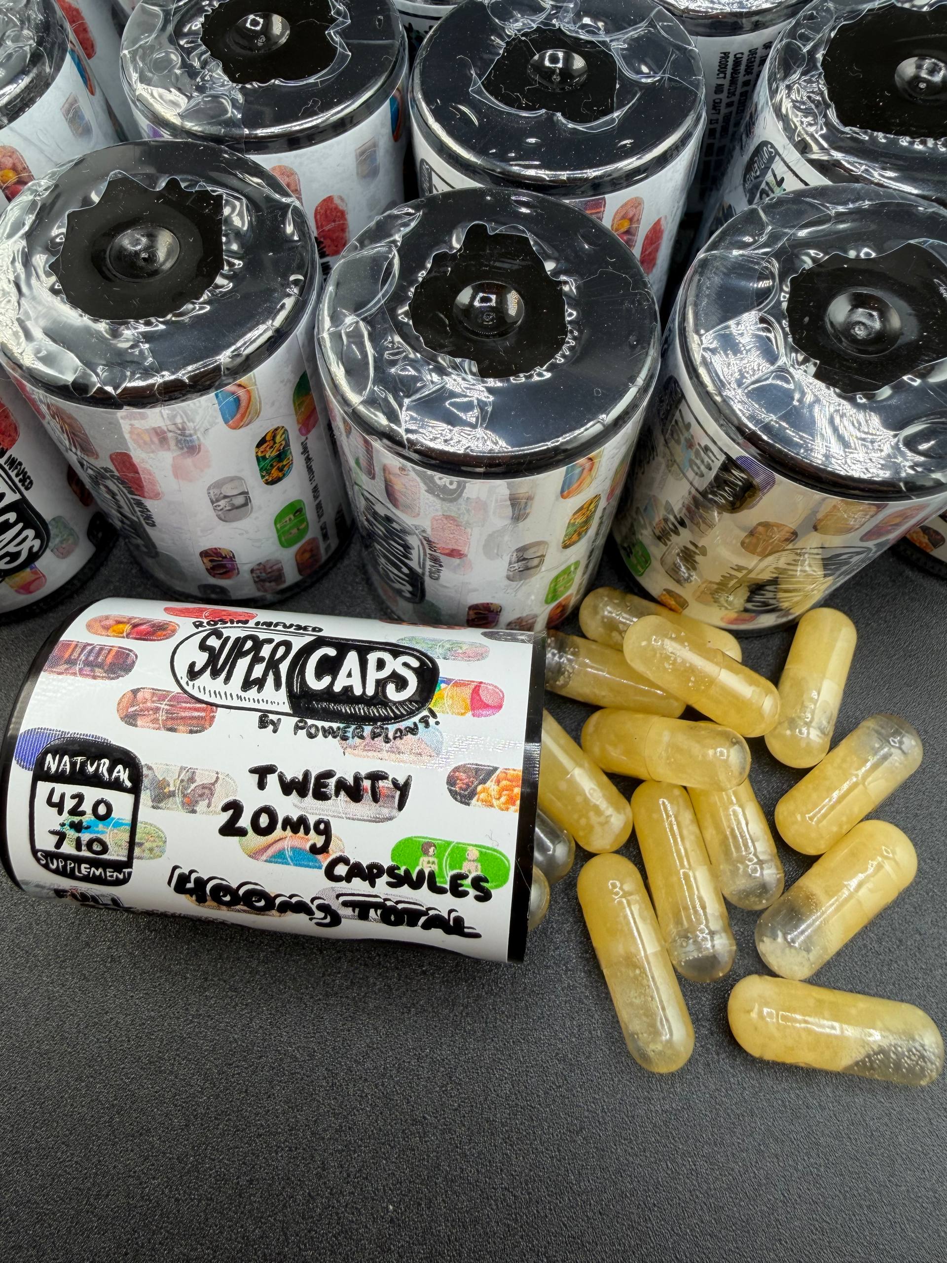 SUPERCHILL 400MG HASH SUPERCAPS (20 x 20MG PCS)